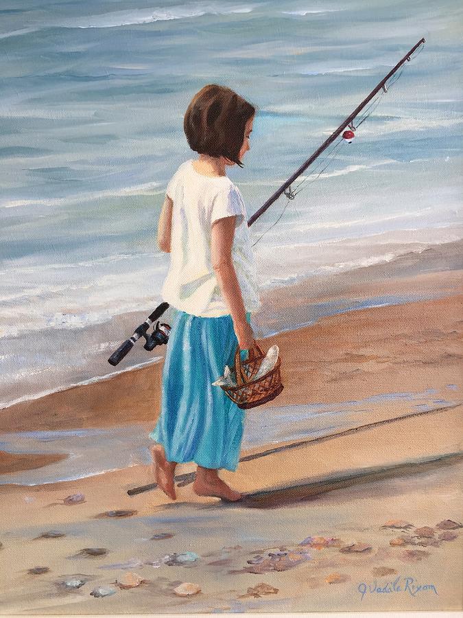 Nice Catch Painting by Judy Rixom