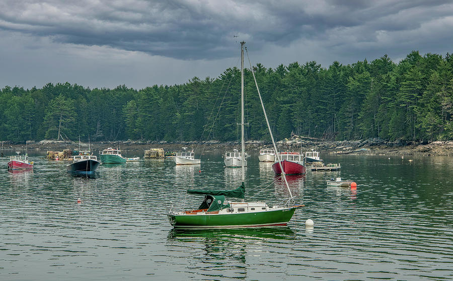 Nicely Nautical in Maine Photograph by Marcy Wielfaert