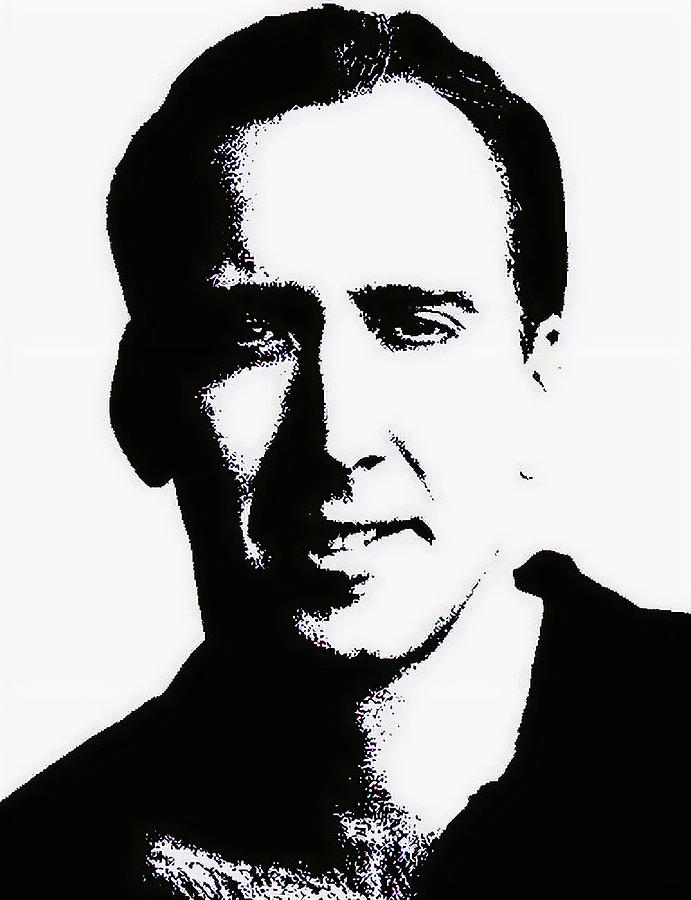 Nicholas Cage Vector Digital Art by Bob Smerecki