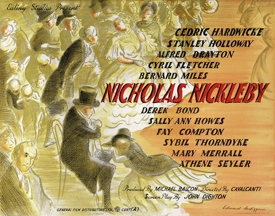 Vintage Mixed Media - Nicholas Nickleby, 1947 by Movie World Posters