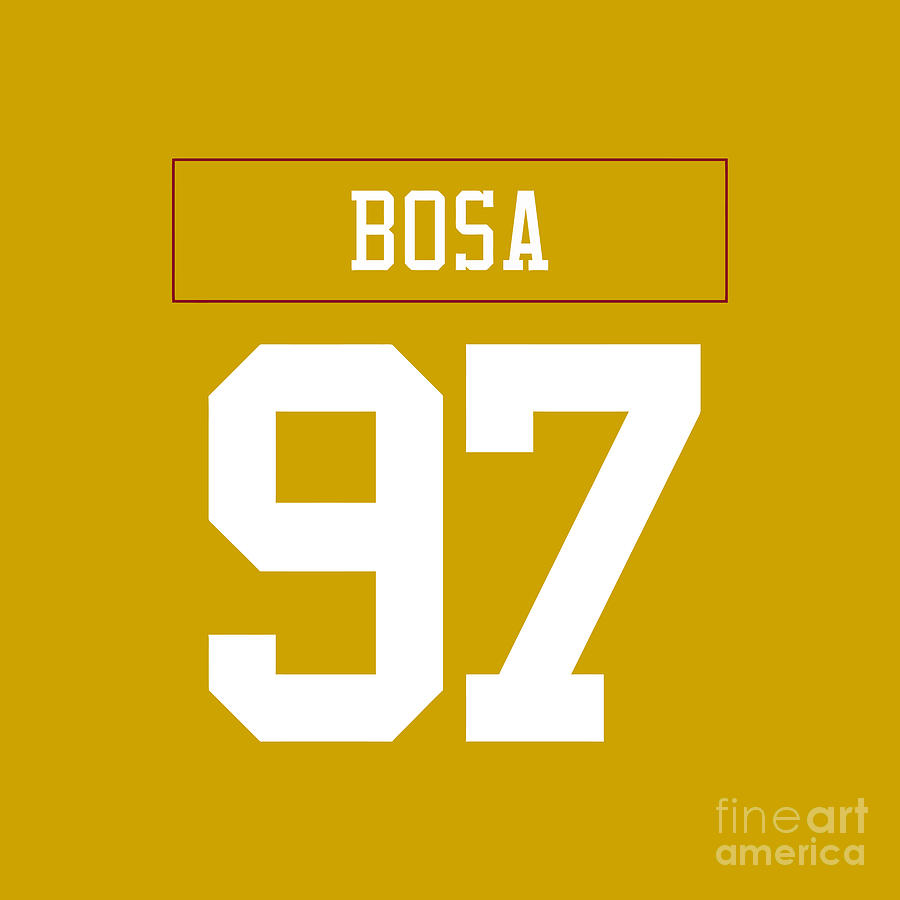 Nick Bosa 49ers Drawing by Suci Agustina Fine Art America