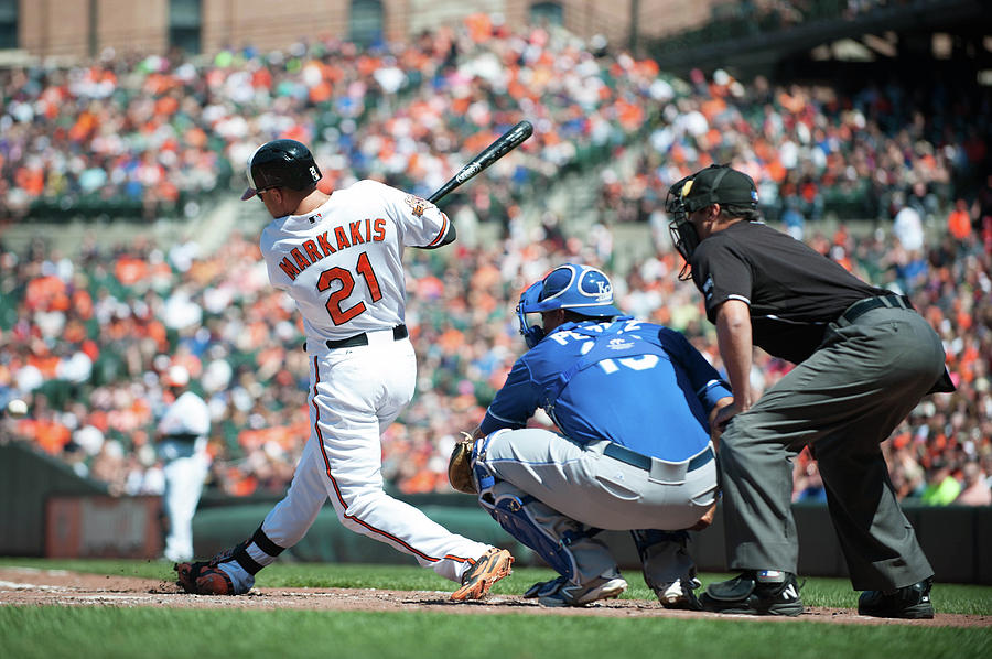 Nick Markakis Photograph by Rob Tringali Nick Markakis Photograph by Rob Tringali