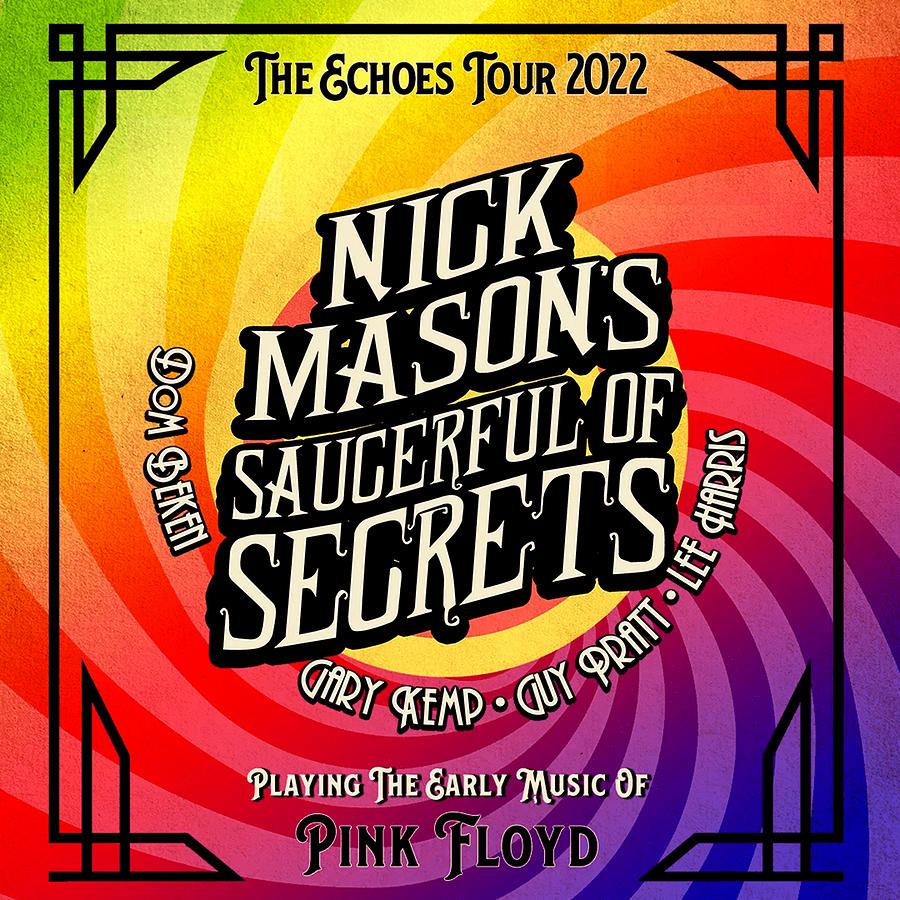 Nick Mason Saucerful Of Secrets Echoes Tour 2022 Bi88 Digital Art by