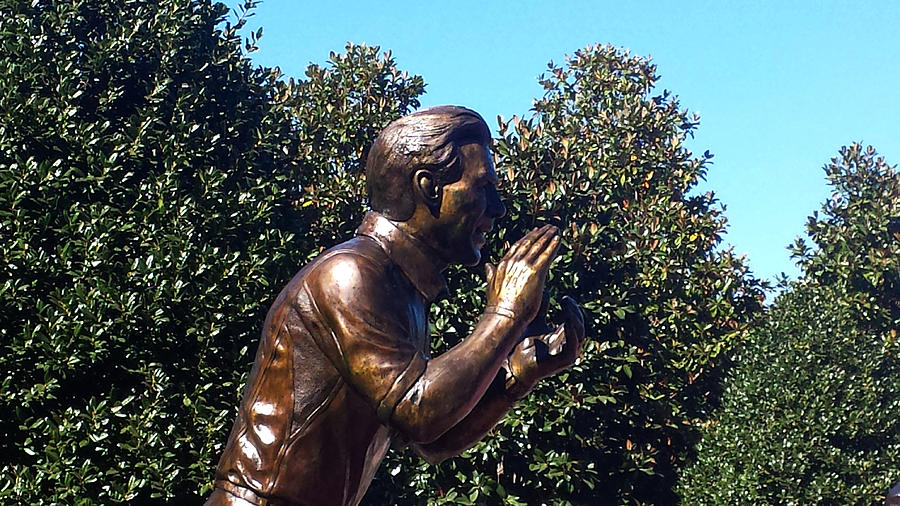 Nick Saban Statue Photograph by Kenny Glover