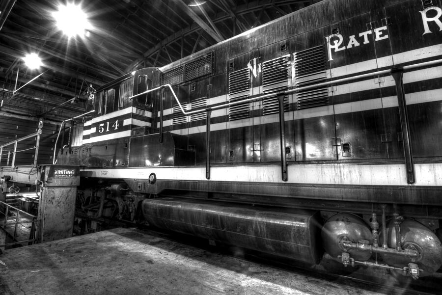 Nickel Plate engine in the shop Photograph by Paul W Faust - Impressions of Light