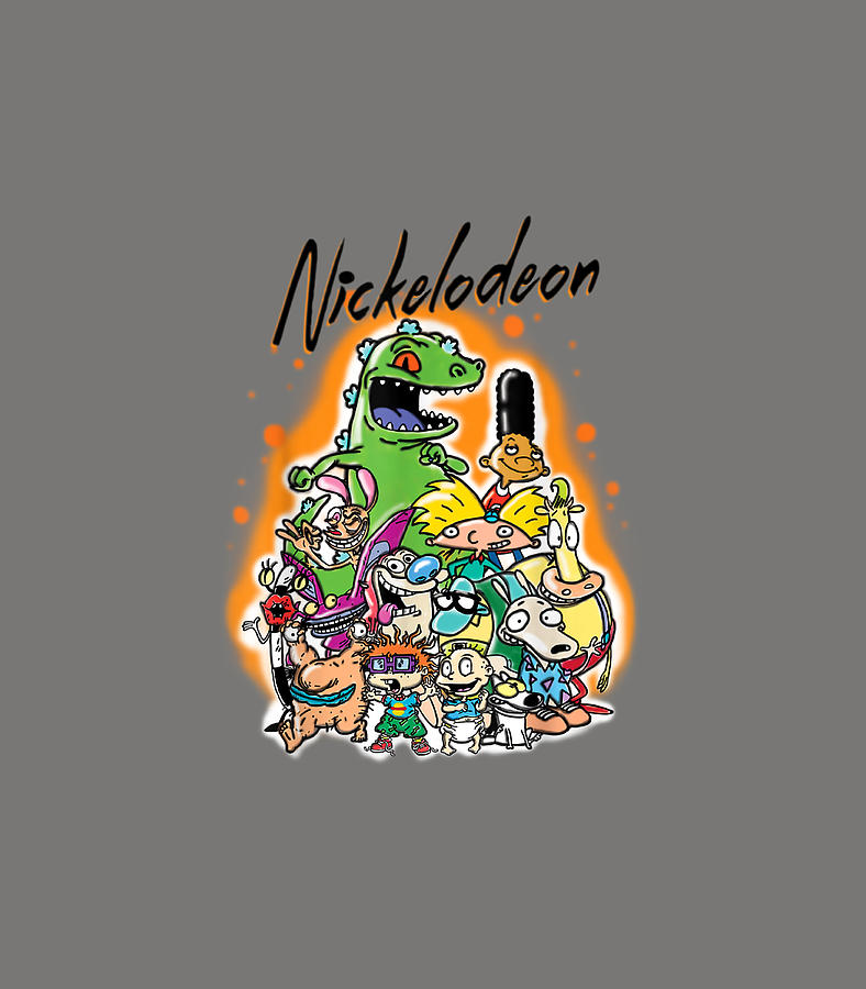 Nickelodeon Classic Nick 90s Urbanpray Paint Character Digital Art by ...