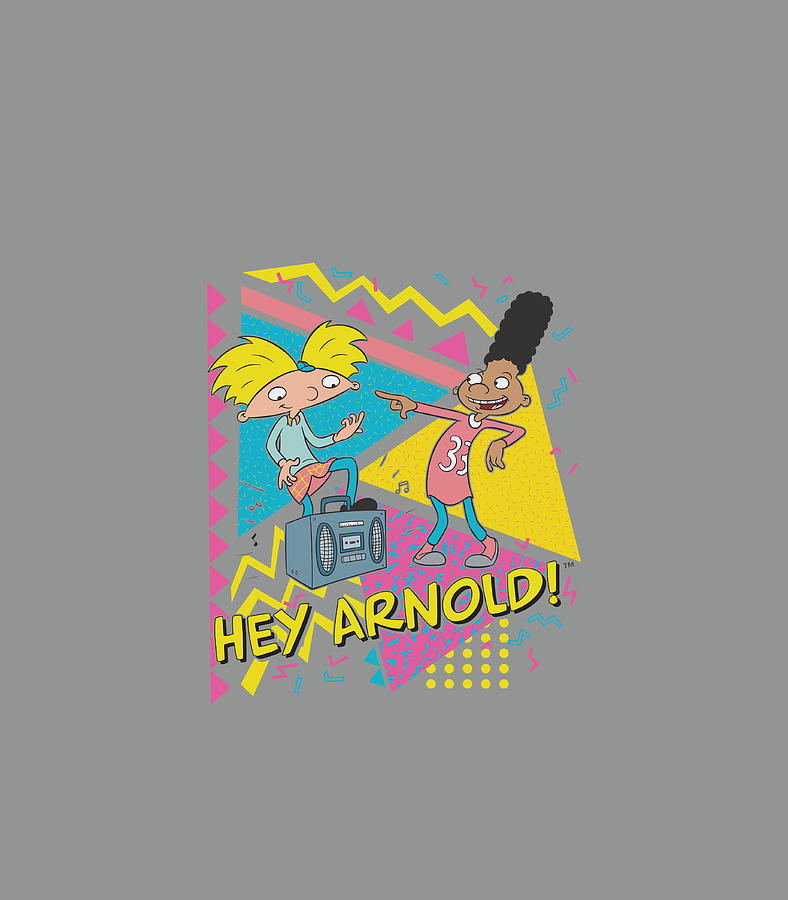 Nickelodeon Hey Arnold 90s Party Poster Digital Art by Karden Rachel ...