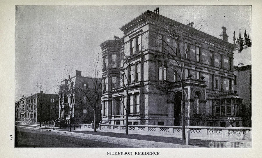 NICKERSON RESIDENCE h2 Drawing by Historic Illustrations - Fine Art America