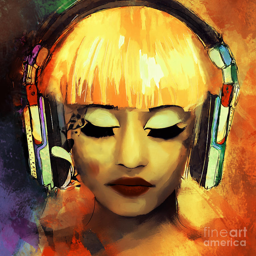 Nicki Minaj 094r Painting by Gull G