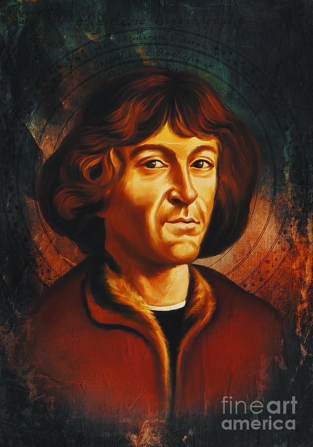 Nicolaus Copernicus  Digital Art by Andrzej Szczerski