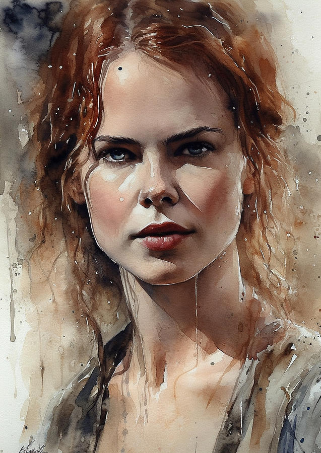 Nicole Kidman Digital Art by Dieu Vuong Kha - Fine Art America