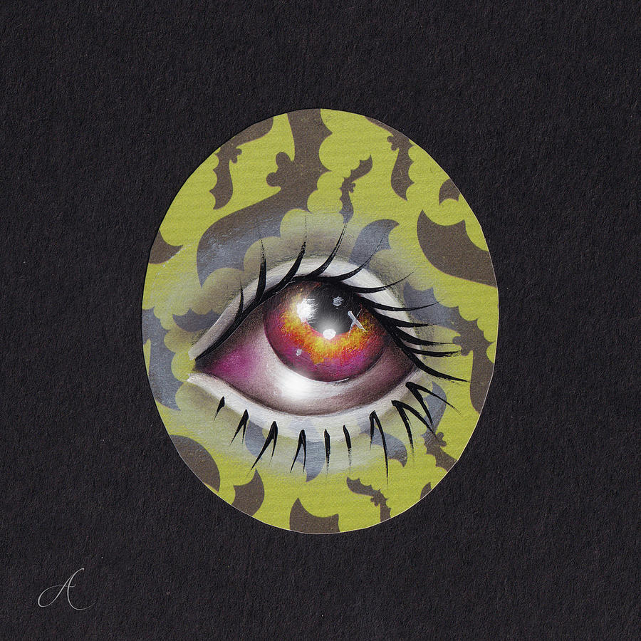 Nicoles Eye Painting by Abril Andrade