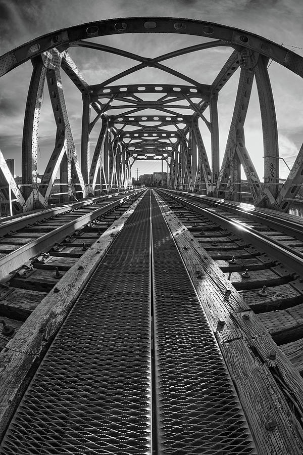 Nicollet Island Railroad Bridge, photo 5 Photograph by Jim Hughes