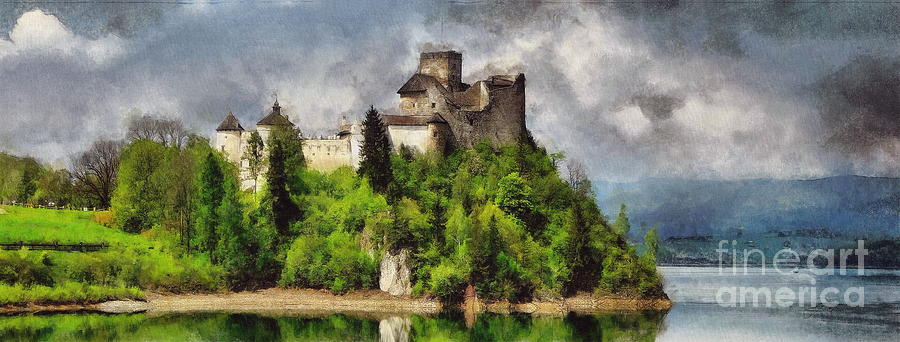 Niedzica Castle, Poland Digital Art by Jerzy Czyz