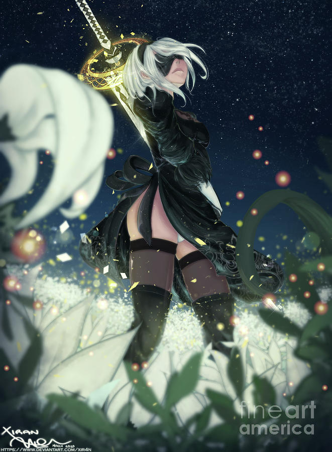 NieR Automata - 2B - Memories of Pure Light Poster