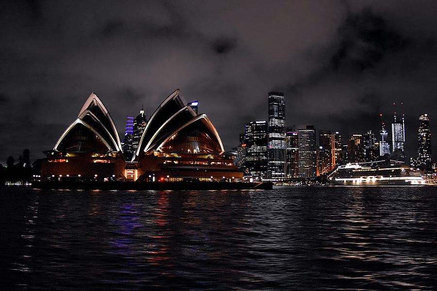 Night at Circular Quay Photograph by Andrei SKY