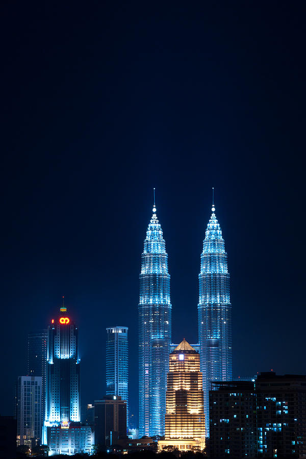 Night at Kuala Photograph by Shaifulzamri