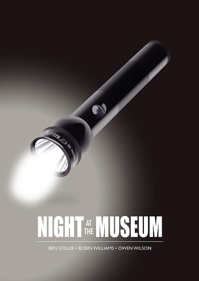Ben Stiller Digital Art - Night At The Museum - Alternative Movie Poster by Movie Poster Boy