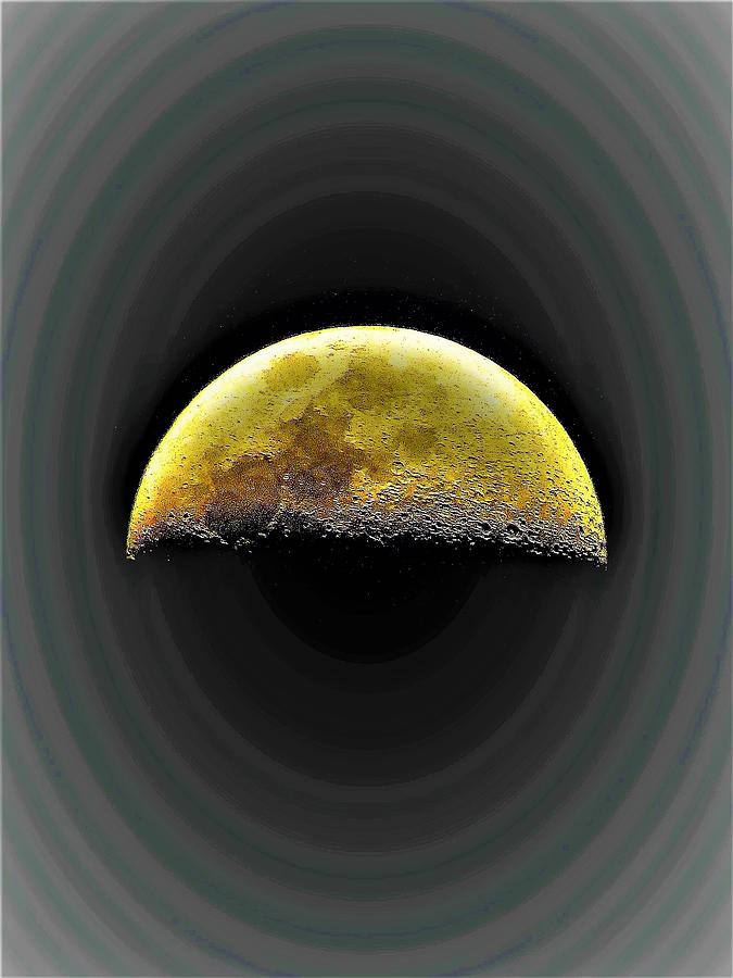Night Cap - Moon Abstract Photograph by Linda Stern