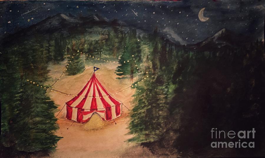 Night Circus Painting by Sara Brand - Fine Art America