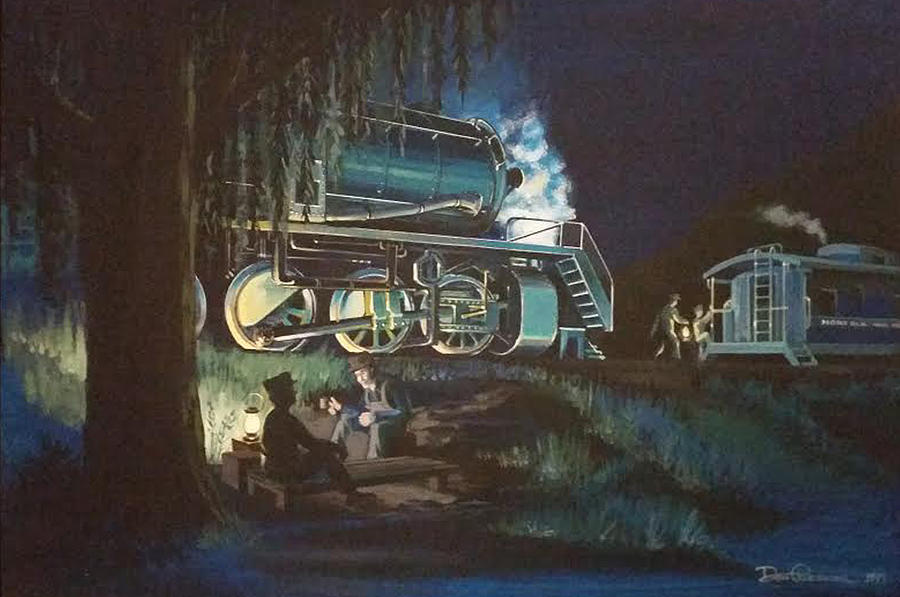 Night Crew Painting by Donald Presnell