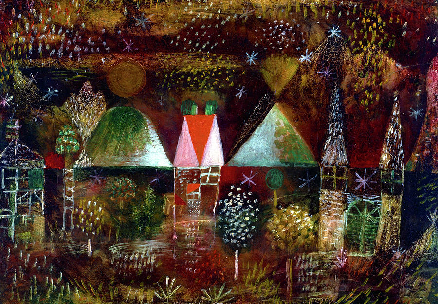 Paul Klee Painting - Night Feast by Jon Baran