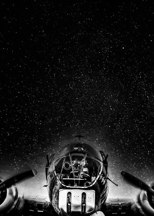 Night Flight  B-24J Photograph by Bob Orsillo