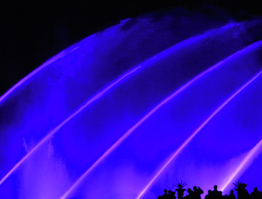 Night Fountain Show At Longwood Gardens2 Photograph