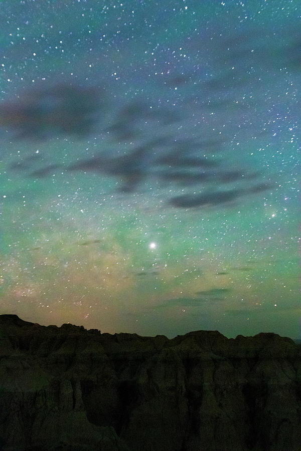 Night in the Badlands Photograph by Flowstate Photography