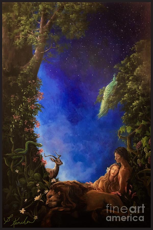 Night In The Garden Of Eden Painting By Brenda Kinchen