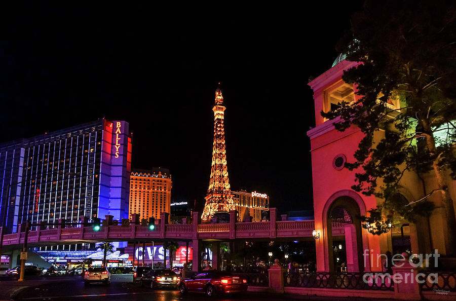 Las Vegas Photograph - Night In Vegas by Jennifer White