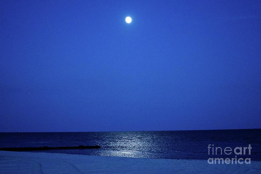 Night Moon Photograph by Dennis Richardson