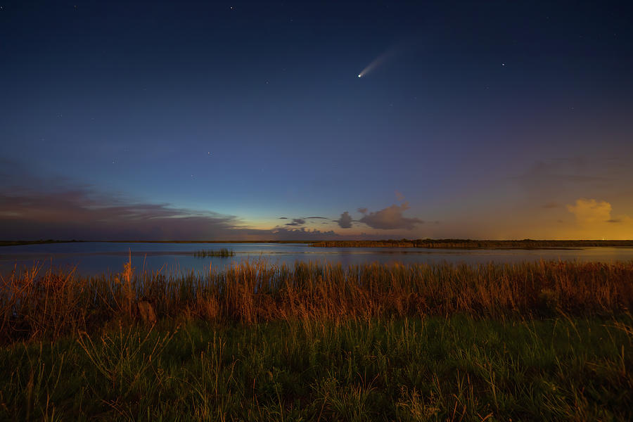 Night of the Comet Photograph by Mark Andrew Thomas