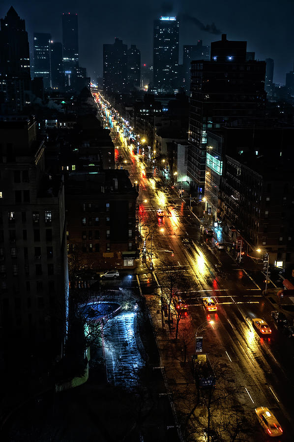 Night on 9th Ave #2 Photograph by Stefan Knauer