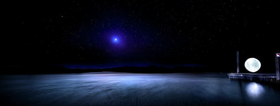 Night On Mystic River Photograph
