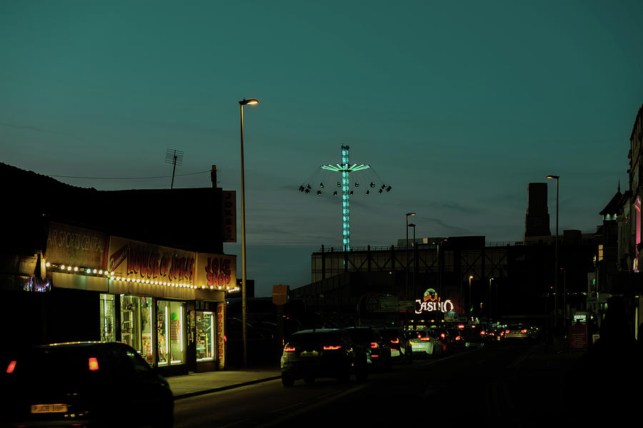 Night on the strip Photograph by Nick Barkworth
