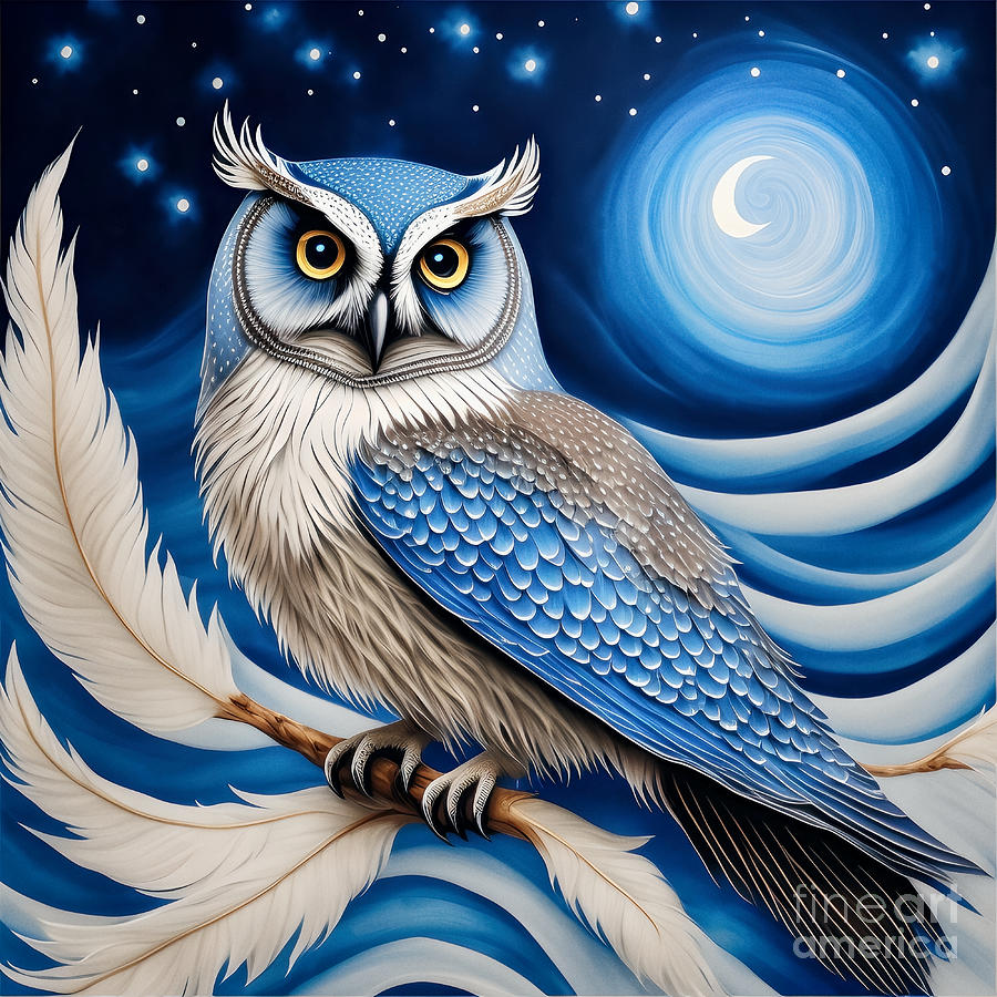Night Owl - 1 Digital Art by Philip Preston