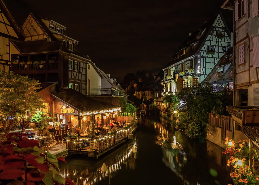 Night Scene In Colmar, France Photograph