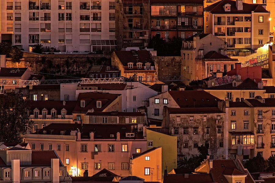 Night Scenes From The City - 5 - Goodnight Lisbon  Photograph by Hany J