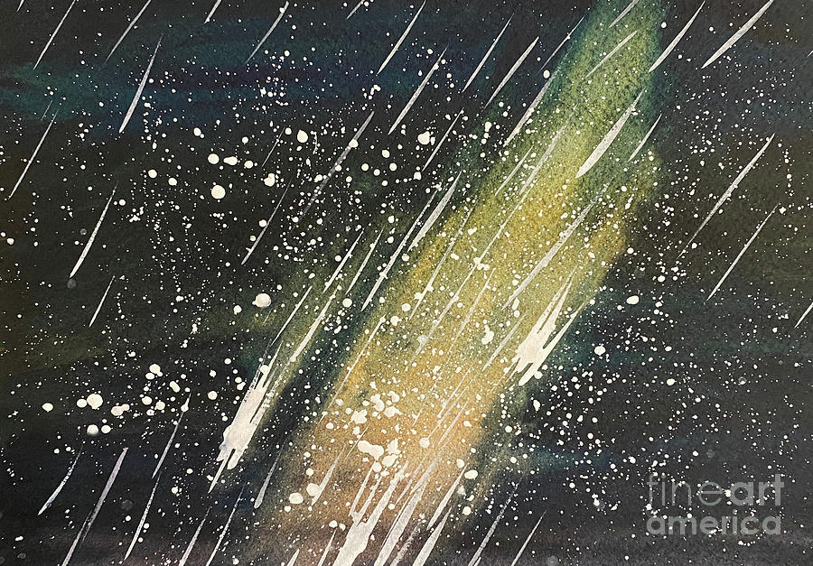 Night Sky  Painting by Lisa Neuman