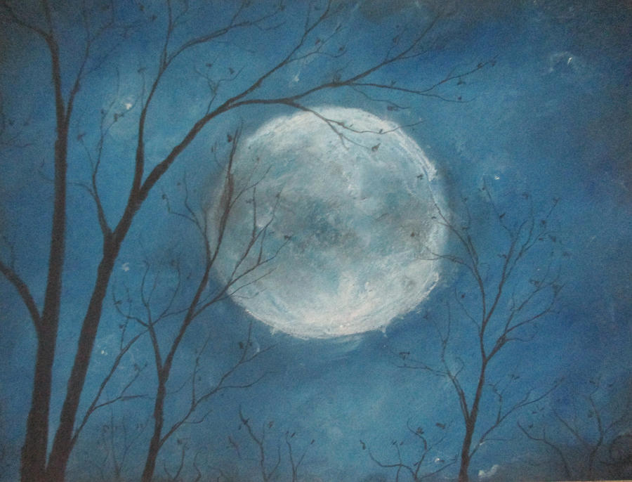 Night Speck Painting by Jen Shearer