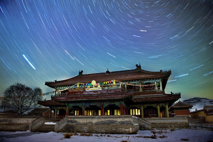 Night Stars Photograph by Bat-Erdene Baasansuren