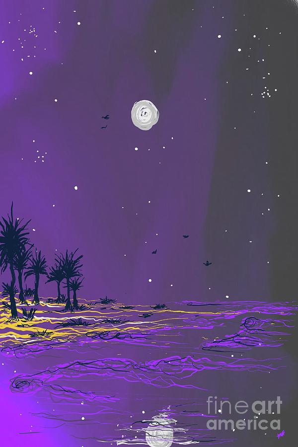 Night Surf Digital Art by Angrulla MF Night Surf Digital Art by Angrulla MF