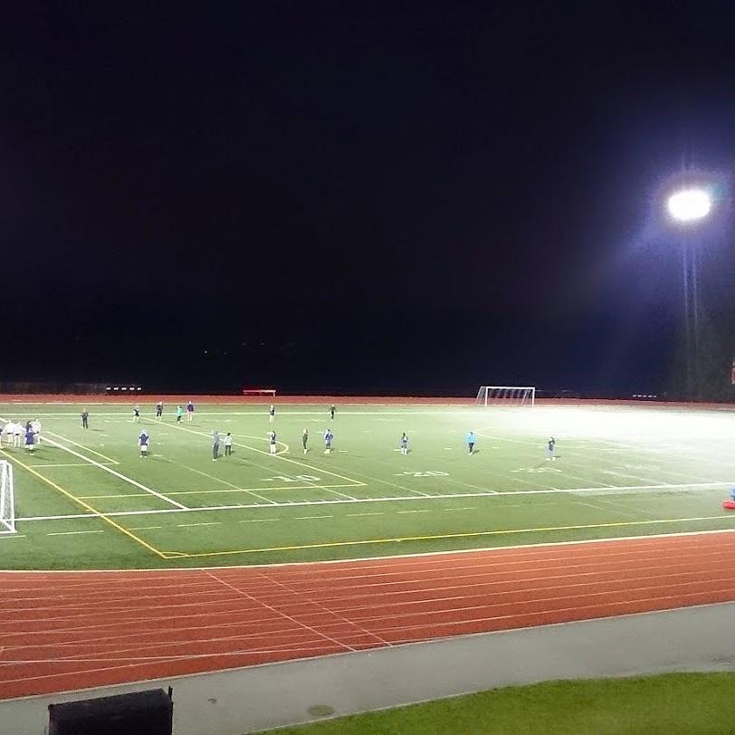 Night time on the pitch Photograph by James Cousineau