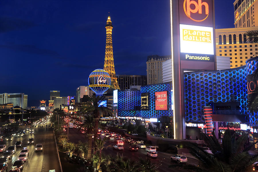 Night view of Las Vegas Strip Photograph by Bruce Yuanyue Bi Night view of Las Vegas Strip Photograph by Bruce Yuanyue Bi