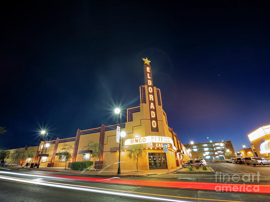 Night View Of The Beautiful Eldorado Casino In Water Street Dist Photograph