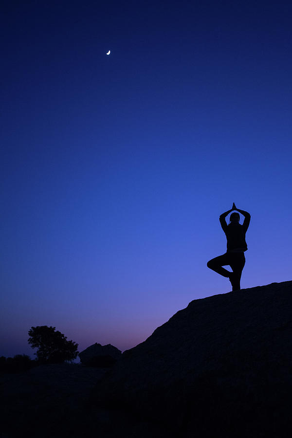 Night yoga Photograph by Magdalena Strakova