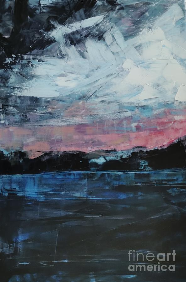 Nightfall Painting by Lisa Dionne