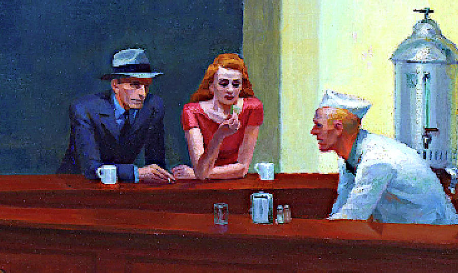 Nighthawks Digitized Edition Digital Art by Edward Hopper - Fine Art ...