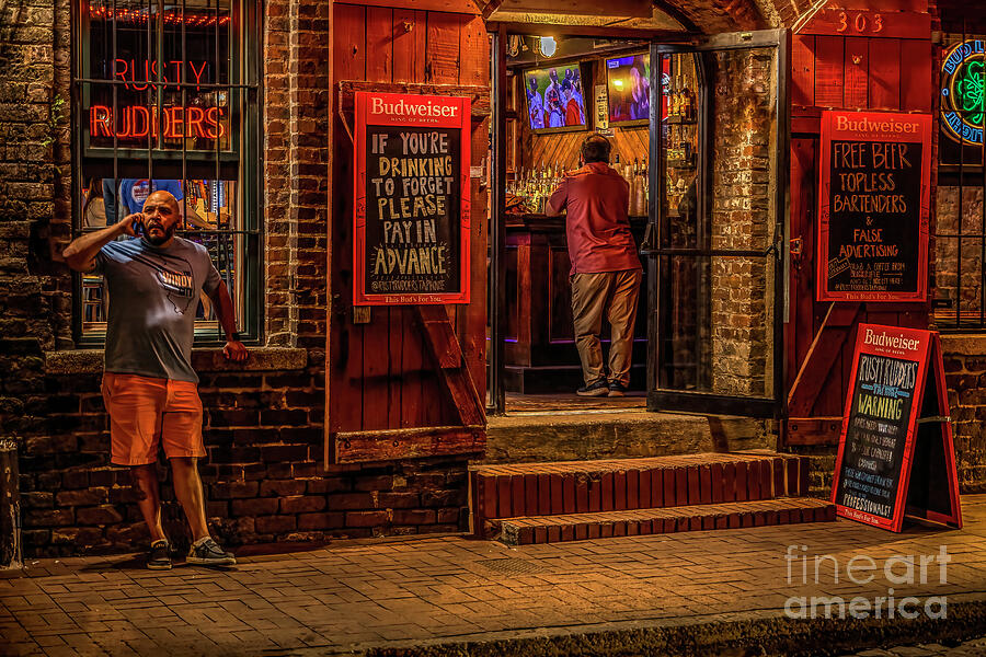 Nightlife in Savannah Photograph by Shelia Hunt